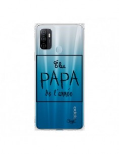 Coque Oppo A53 / A53s Elu Papa de l'Année Transparente -...