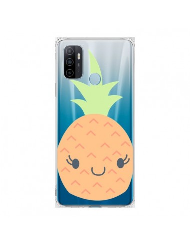 Coque Oppo A53 / A53s Ananas Pineapple Fruit Transparente - Claudia Ramos