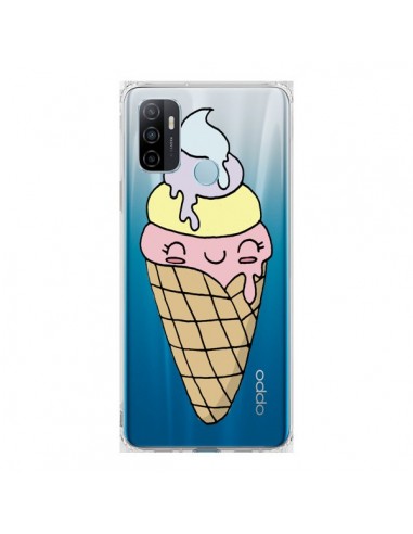 Coque Oppo A53 / A53s Ice Cream Glace Summer Ete Parfum Transparente - Claudia Ramos