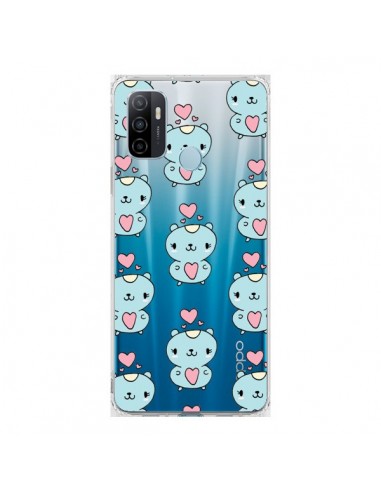 Coque Oppo A53 / A53s Hamster Love Amour Transparente - Claudia Ramos