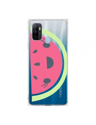 Coque Oppo A53 / A53s Pasteque Watermelon Fruit Transparente - Claudia Ramos