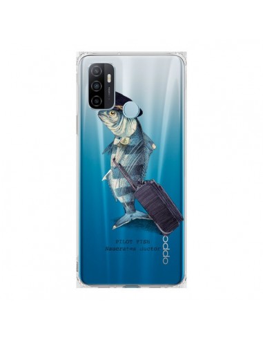 Coque Oppo A53 / A53s Pilot Fish Poisson Pilote Transparente - Eric Fan