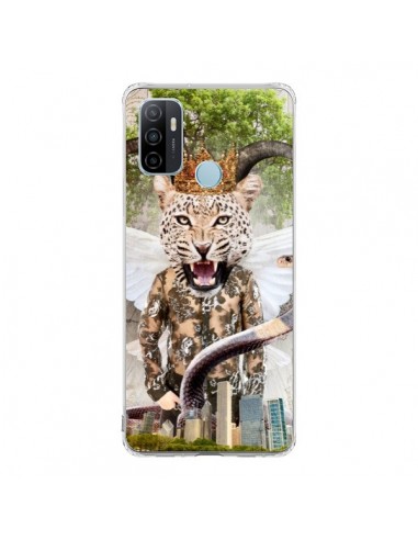 Coque Oppo A53 / A53s Hear Me Roar Leopard - Eleaxart