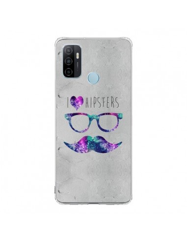 Coque Oppo A53 / A53s I Love Hipsters - Eleaxart