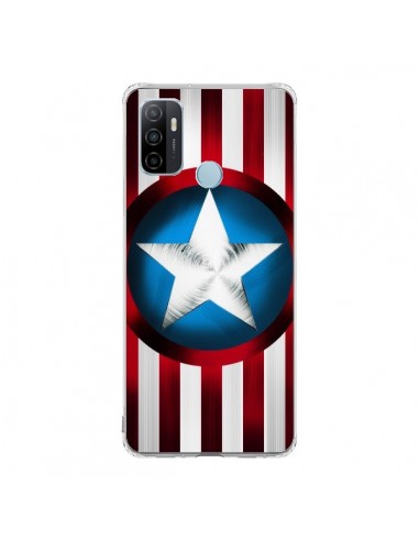 Coque Oppo A53 / A53s Captain America Great Defender - Eleaxart