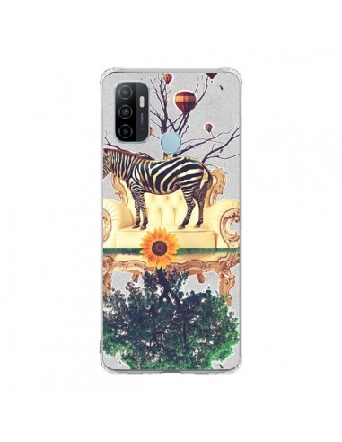 Coque Oppo A53 / A53s Zebre The World - Eleaxart