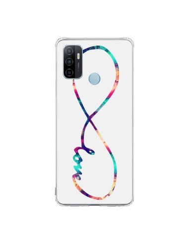 Coque Oppo A53 / A53s Love Forever Infini Couleur - Eleaxart