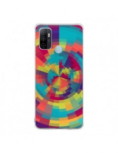 Coque Oppo A53 / A53s Spirale de Couleurs Rouge Vert -...