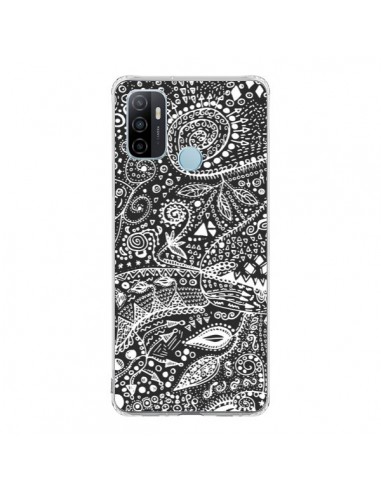 Coque Oppo A53 / A53s Azteque Noir et Blanc - Eleaxart