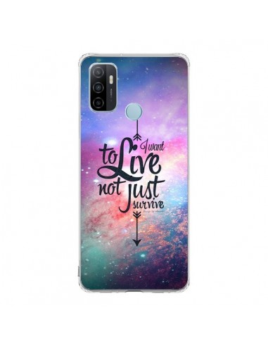 Coque Oppo A53 / A53s I want to live Je veux vivre - Eleaxart