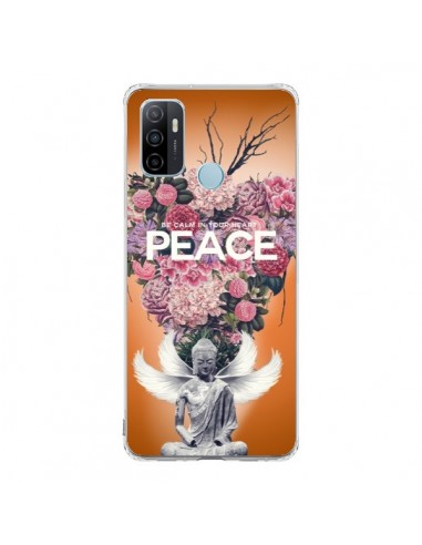 Coque Oppo A53 / A53s Peace Fleurs Buddha - Eleaxart