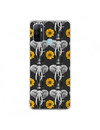 Coque Oppo A53 / A53s Elephant Tournesol - Eleaxart