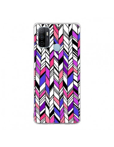 Coque Oppo A53 / A53s Graphic Azteque Rose Violet -  Léa Clément