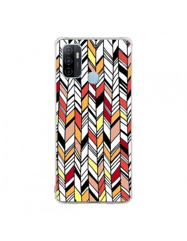 Coque Oppo A53 / A53s Graphic Azteque Rouge Orange -  Léa Clément