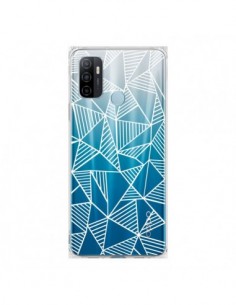 Coque Oppo A53 / A53s Lignes Grilles Triangles Grid...