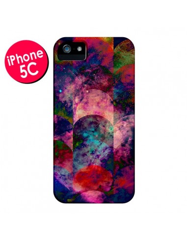 Coque Abstract Galaxy Azteque pour iPhone 5C - Eleaxart