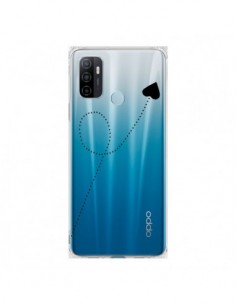 Coque Oppo A53 / A53s Travel to your Heart Noir Voyage...