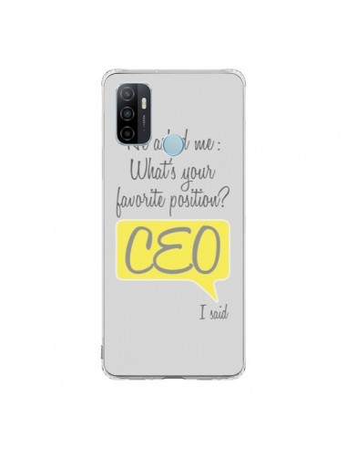 Coque Oppo A53 / A53s What's your favorite position CEO I said, jaune - Shop Gasoline