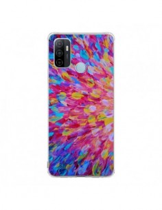 Coque Oppo A53 / A53s Fleurs Bleues Roses Splash - Ebi...