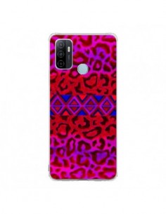 Coque Oppo A53 / A53s Tribal Leopard Rouge - Ebi Emporium