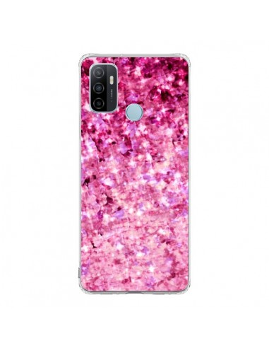 Coque Oppo A53 / A53s Romance Me Paillettes Roses - Ebi Emporium