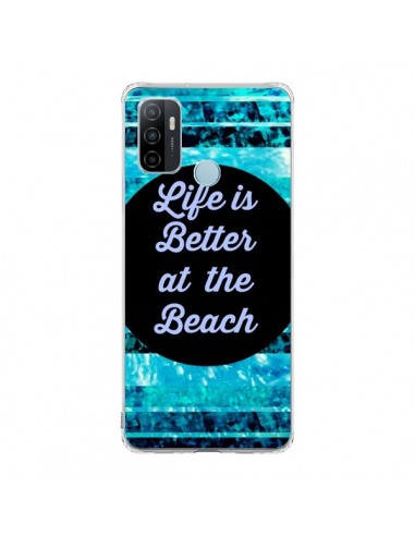 Coque Oppo A53 / A53s Life is Better at The Beach - Ebi Emporium
