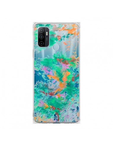 Coque Oppo A53 / A53s Mermaid Sirene Fleur Flower Transparente - Ebi Emporium