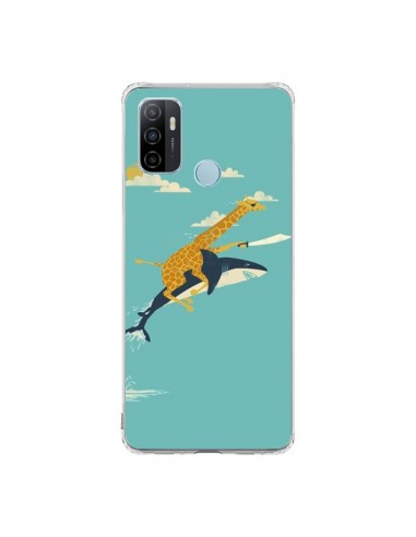 Coque Oppo A53 / A53s Girafe Epee Requin Volant - Jay Fleck