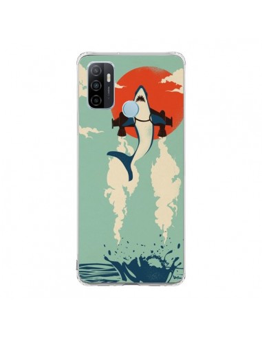 Coque Oppo A53 / A53s Requin Avion Volant - Jay Fleck