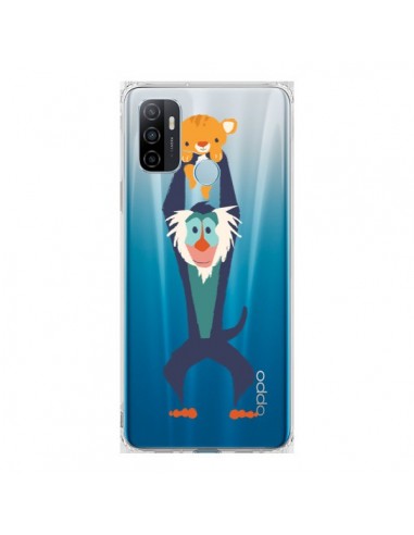 Coque Oppo A53 / A53s Futur Roi Lion King Rafiki Transparente - Jay Fleck