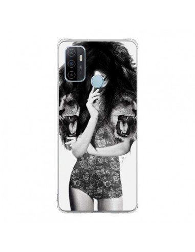 Coque Oppo A53 / A53s Femme Lion - Jenny Liz Rome