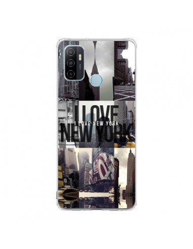 Coque Oppo A53 / A53s I love New Yorck City noir - Javier Martinez