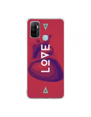 Coque Oppo A53 / A53s Love Coeur Triangle Amour - Javier Martinez