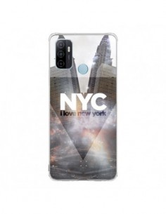 Coque Oppo A53 / A53s I Love New York City Gris - Javier...