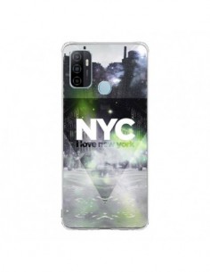 Coque Oppo A53 / A53s I Love New York City Vert - Javier...