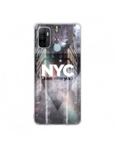 Coque Oppo A53 / A53s I Love New York City Violet -...