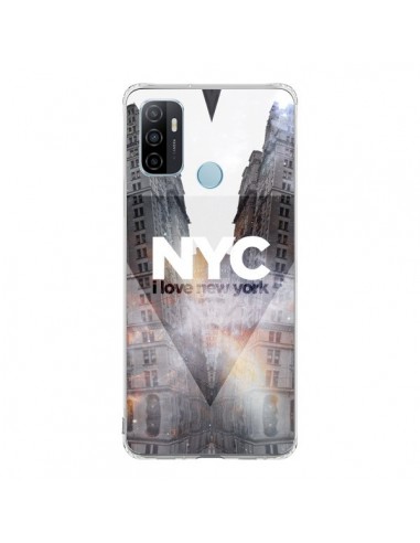 Coque Oppo A53 / A53s I Love New York City Orange - Javier Martinez