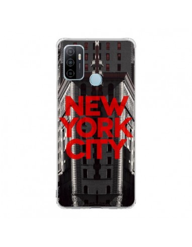 Coque Oppo A53 / A53s New York City Rouge - Javier Martinez