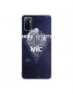 Coque Oppo A53 / A53s New York City Triangle Bleu -...