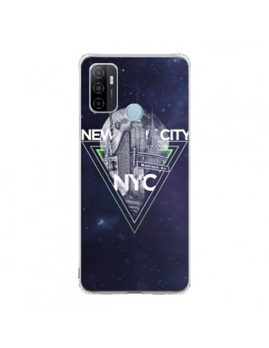 Coque Oppo A53 / A53s New York City Triangle Vert - Javier Martinez