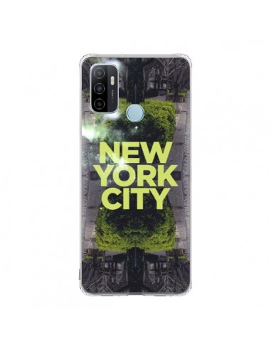 Coque Oppo A53 / A53s New York City Vert - Javier Martinez