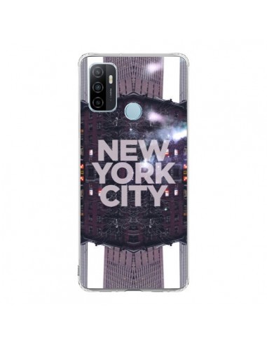 Coque Oppo A53 / A53s New York City Violet - Javier Martinez