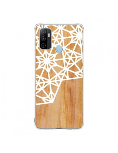 Coque Oppo A53 / A53s Frozen Stars Etoile Bois Azteque Aztec Tribal - Jenny Mhairi