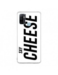 Coque Oppo A53 / A53s Say Cheese Smile Blanc - Jonathan...