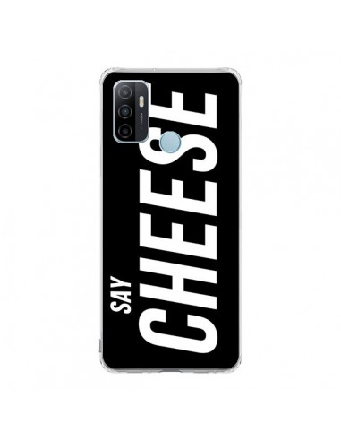Coque Oppo A53 / A53s Say Cheese Smile Noir - Jonathan Perez