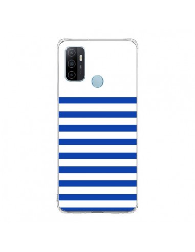 Coque Oppo A53 / A53s Mariniere Bleu - Jonathan Perez