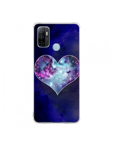 Coque Oppo A53 / A53s Nebula Heart Coeur Galaxie - Jonathan Perez