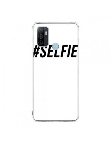Coque Oppo A53 / A53s Hashtag Selfie Noir Vertical - Jonathan Perez