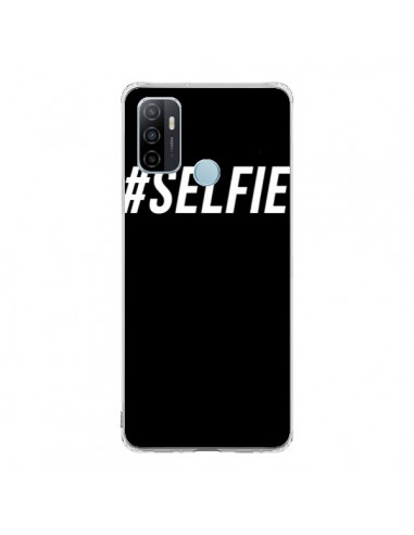 Coque Oppo A53 / A53s Hashtag Selfie Blanc Vertical - Jonathan Perez