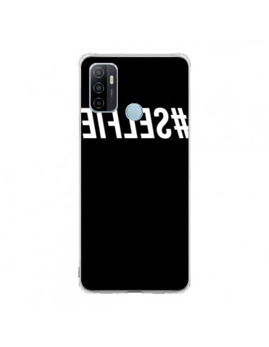 Coque Oppo A53 / A53s Hashtag Selfie Blanc Inversé - Jonathan Perez